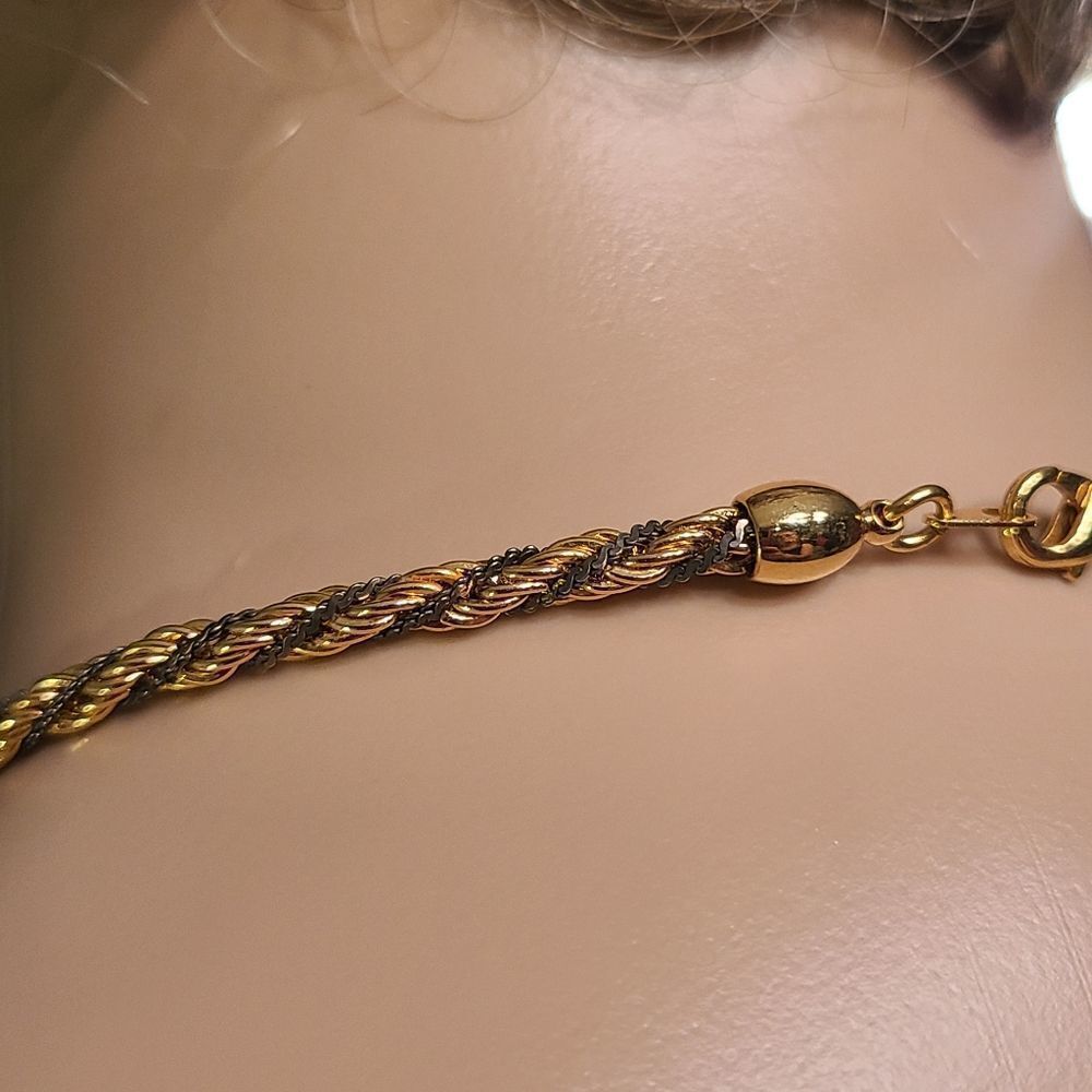 Vintage Two Tone Rope Chain - Picture 8 of 11